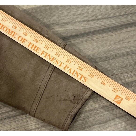 Robert Comstock Expedition Flannel Lined Leather Jacket Mens Large Eddie Bauer - Picture 9 of 16